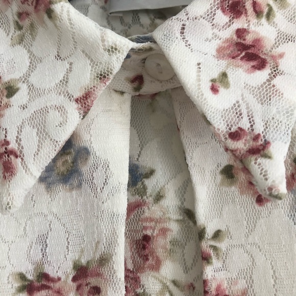 MOTIVI lace long sleeve blouse - Picture 4 of 8